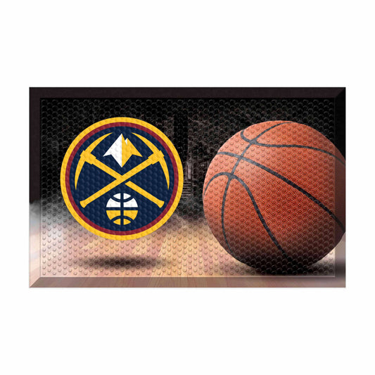 Denver Nuggets Rubber Scraper Door Mat - Denver Nuggets