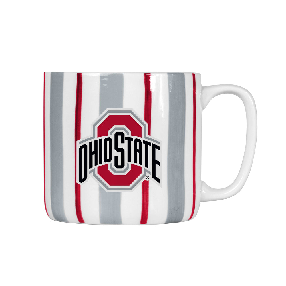 Ohio State 16oz Brushstroke Stripe Mug - Logo Brands - Flyclothing LLC