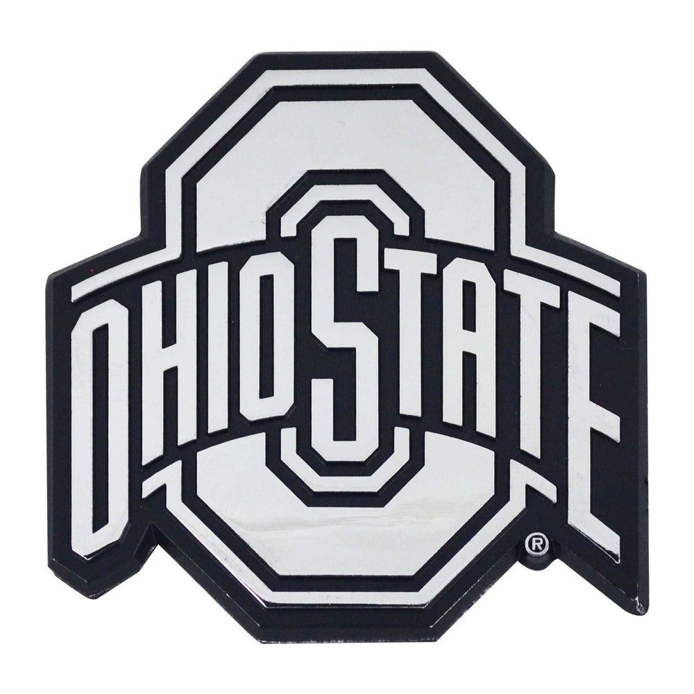 Ohio State University Chrome Emblem - Logo Brands - Flyclothing LLC