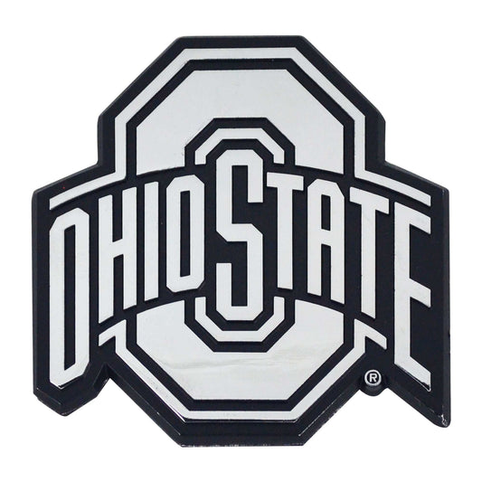 Ohio State University Chrome Emblem - Logo Brands - Flyclothing LLC