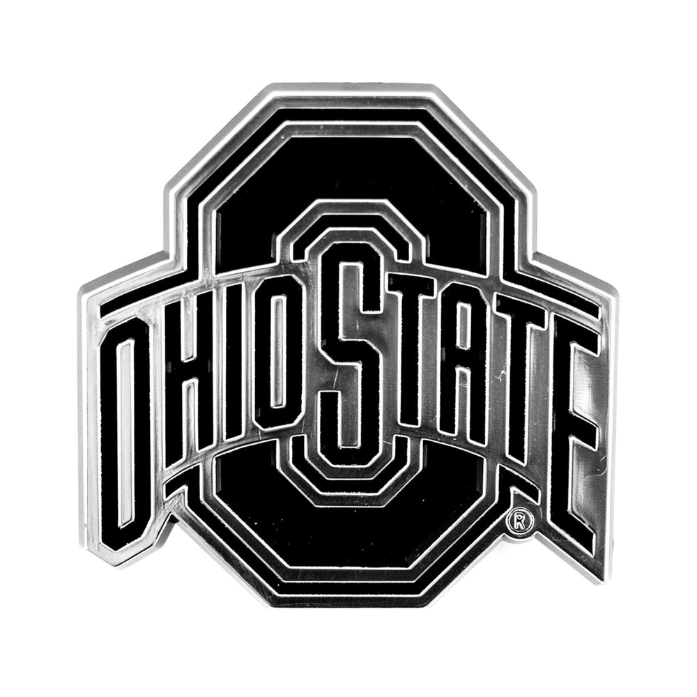 Ohio State University Molded Chrome Emblem - Logo Brands - Flyclothing LLC