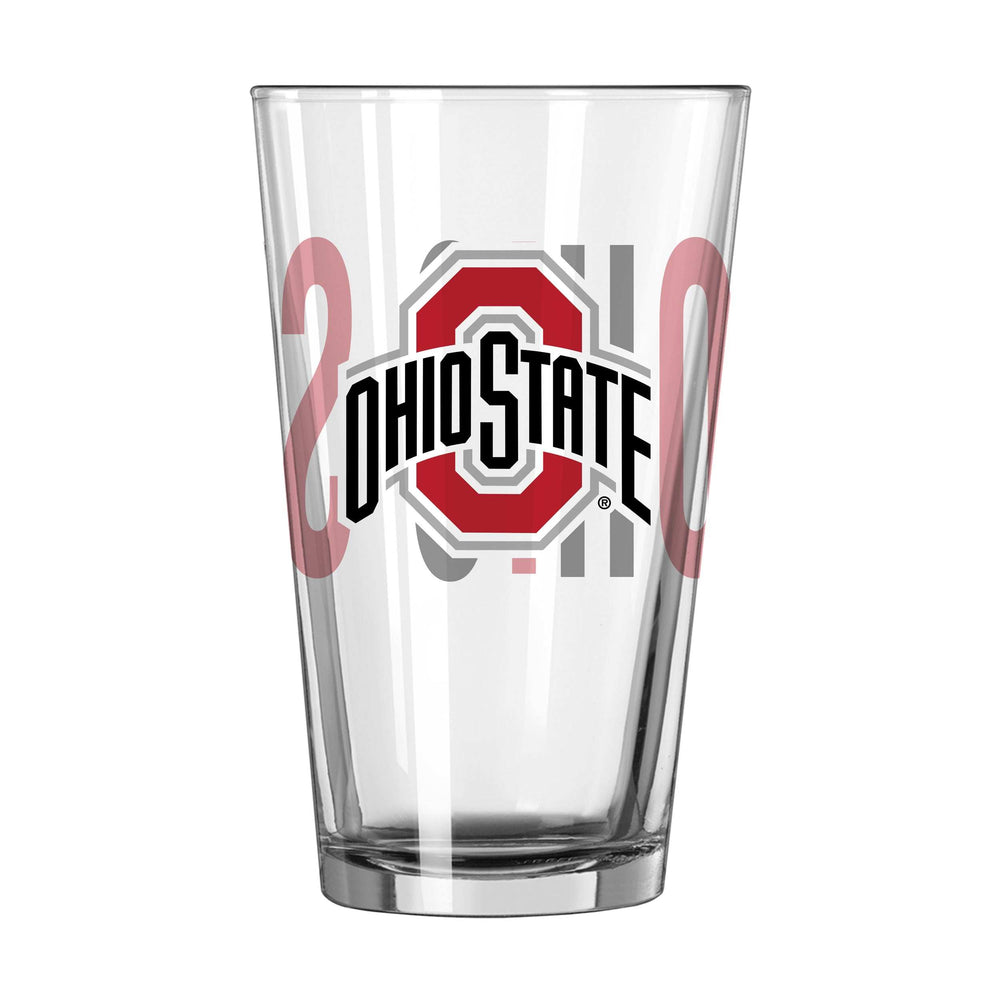 Ohio State 16oz Overtime Pint Glass - Logo Brands - Flyclothing LLC