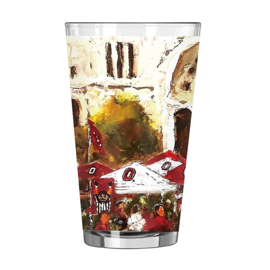 Ohio State 16oz Collector Pint Glass - Logo Brands - Flyclothing LLC
