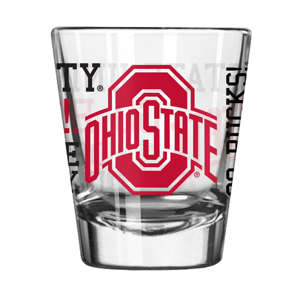 Ohio State 2oz Spirit Shot Glass - Logo Brands - Flyclothing LLC