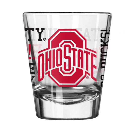 Ohio State 2oz Spirit Shot Glass - Logo Brands - Flyclothing LLC