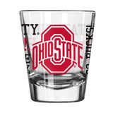 Ohio State 2oz Spirit Shot Glass