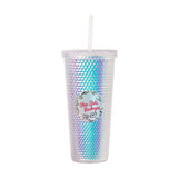 Ohio State 24oz Playmaker Iridescent Stud Tumbler