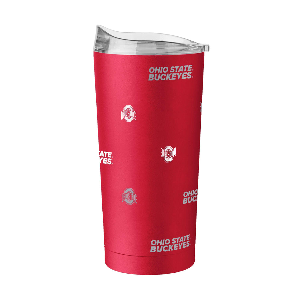 Ohio State 20oz Step And Repeat Powder Coat Tumbler - Logo Brands - Flyclothing LLC