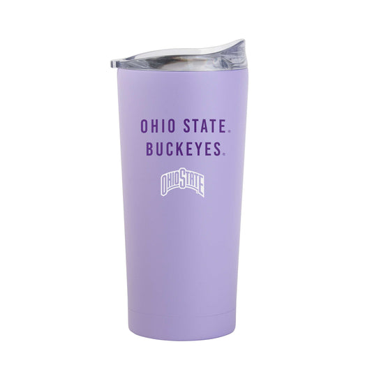 Ohio State 20oz Tonal Lavender Powder Coat Tumbler - Logo Brands - Flyclothing LLC