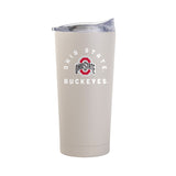 Ohio State 20oz Archway Sand Powder Coat Tumbler