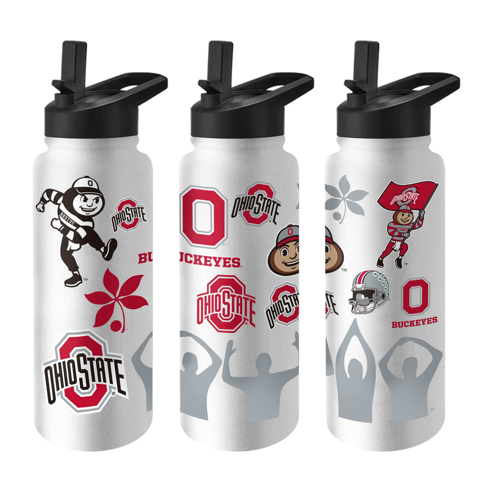 Ohio State 34oz Team Logos Quencher Bottle - Logo Brands - Flyclothing LLC
