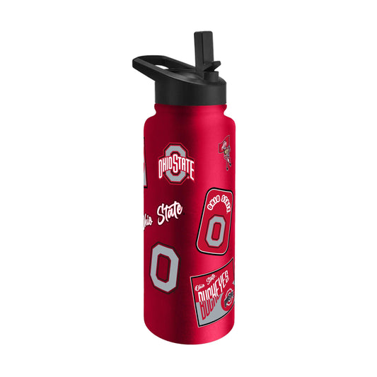 Ohio State 34oz Dreamweave Quencher Bottle - Logo Brands - Flyclothing LLC