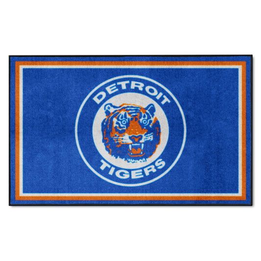 Detroit Tigers 4ft. x 6ft. Plush Area Rug1964 - Detroit Tigers