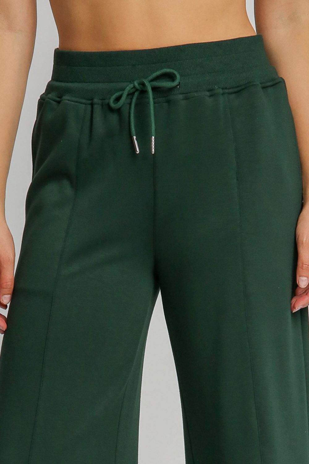 Umgee Full Size Drawstring Wide Leg Pants with Pockets - Trendsi - Flyclothing LLC