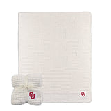 Oklahoma Cable Knit Throw 50x60 - Logo Brands - Flyclothing LLC
