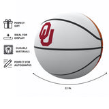 Oklahoma Mini  Size Autograph Basketball