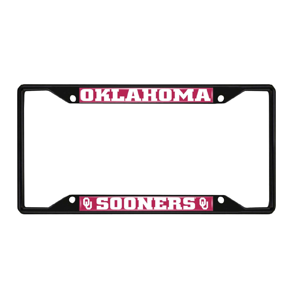 University of Oklahoma Black License Plate Frame