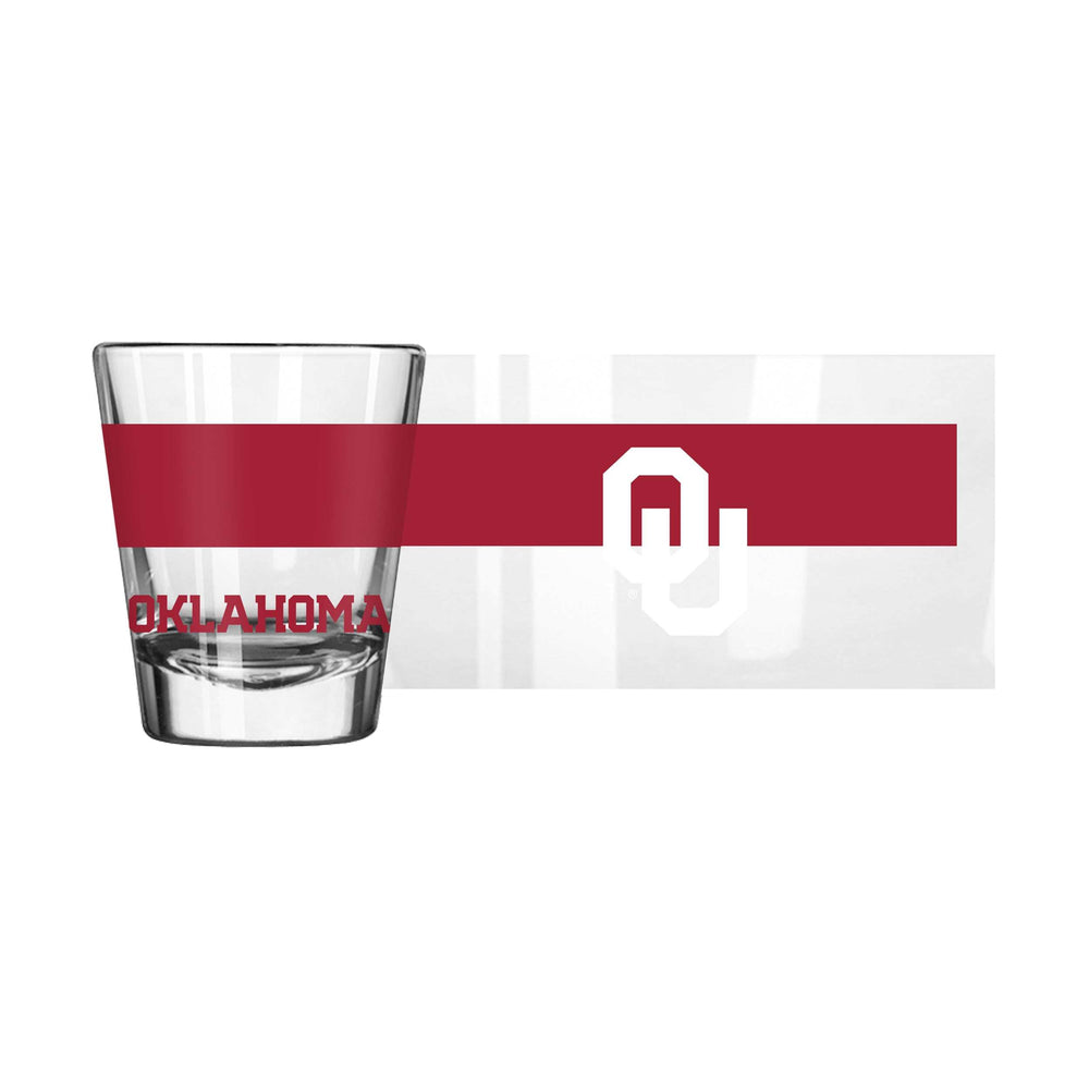 Oklahoma 2oz Colorblock Shot Glass - Logo Brands - Flyclothing LLC