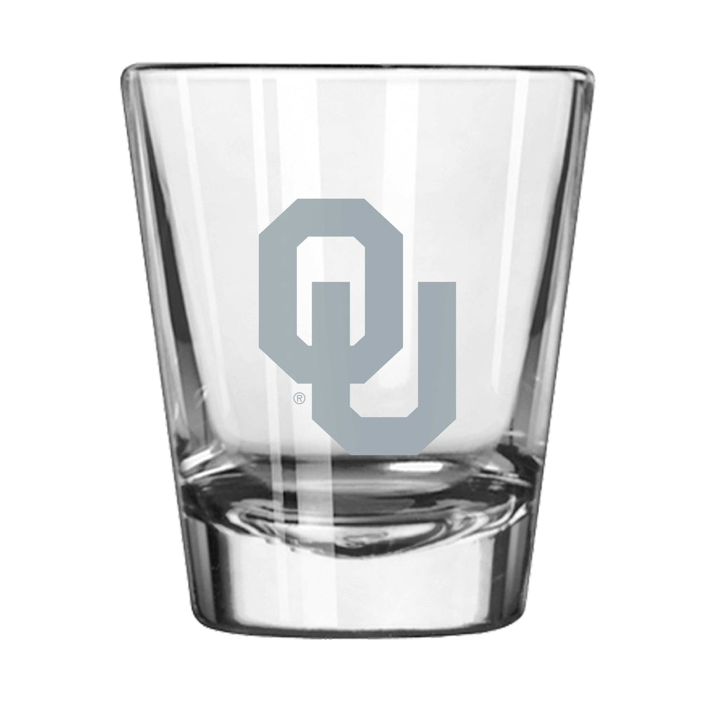 Oklahoma 2oz Frost Shot Glass - Logo Brands - Flyclothing LLC