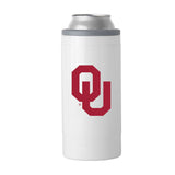 Oklahoma Letterman 12 oz Slim Can Coolie - Logo Brands - Flyclothing LLC