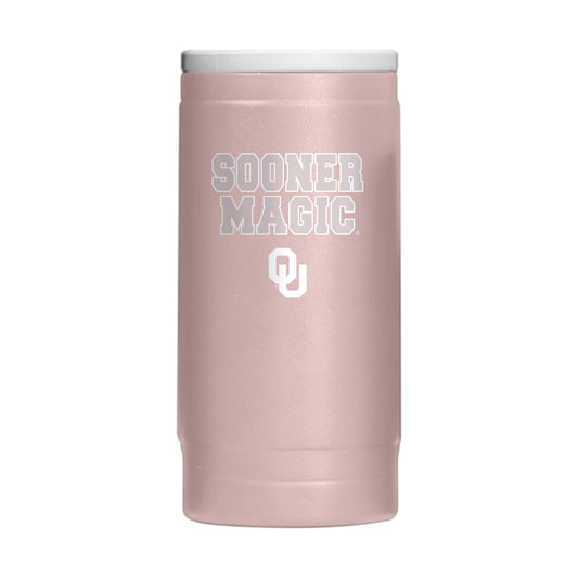 Oklahoma Stencil Powder Coat Slim Can Coolie - Logo Brands - Flyclothing LLC