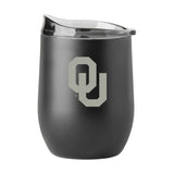 Oklahoma GunMetal 16oz Black Powder Curved Beverage