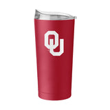 Oklahoma 20oz Flipside Alt Logo Powder Coat Tumbler