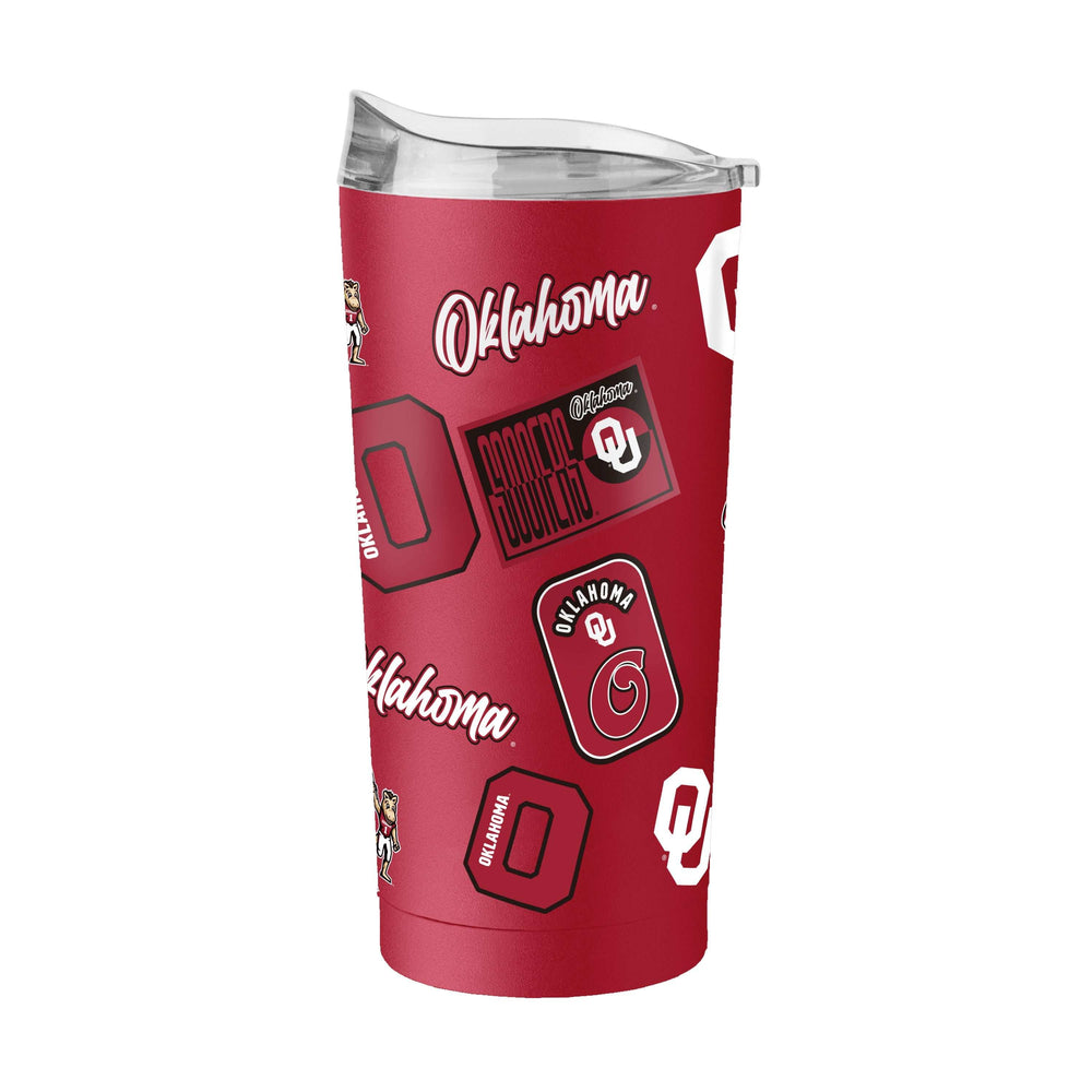 Oklahoma 20oz Dreamweave Powder Coat Tumbler - Logo Brands - Flyclothing LLC