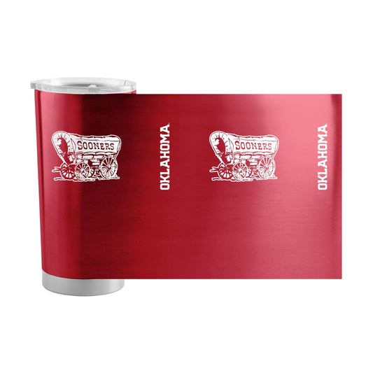 Oklahoma 1 Color 20oz Gameday Stainless Tumbler - Logo Brands - Flyclothing LLC