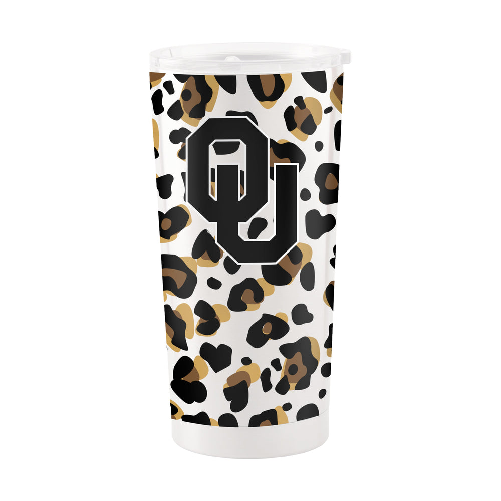 Oklahoma 20oz Neutral Leopard Stainless Steel Tumbler