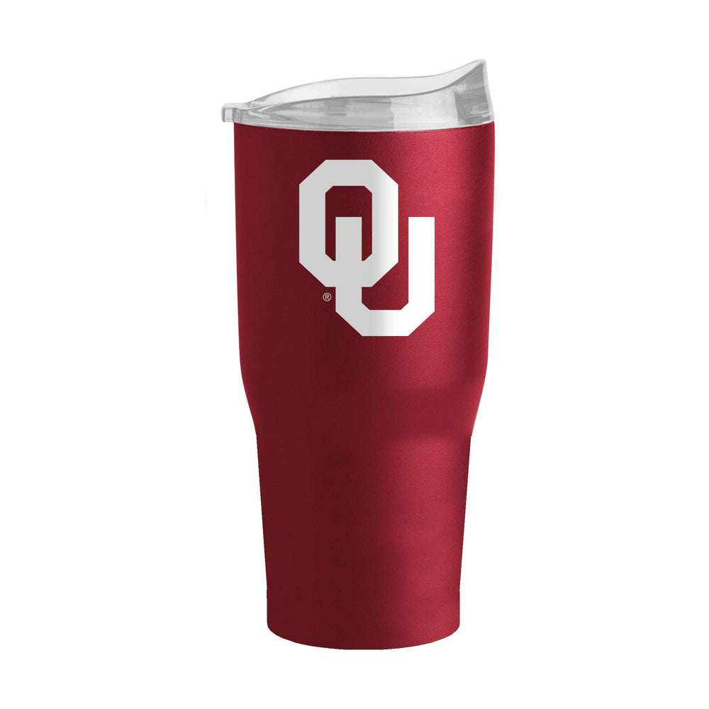 Oklahoma 30oz Flipside Alt Logo Powder Coat Tumbler - Logo Brands - Flyclothing LLC