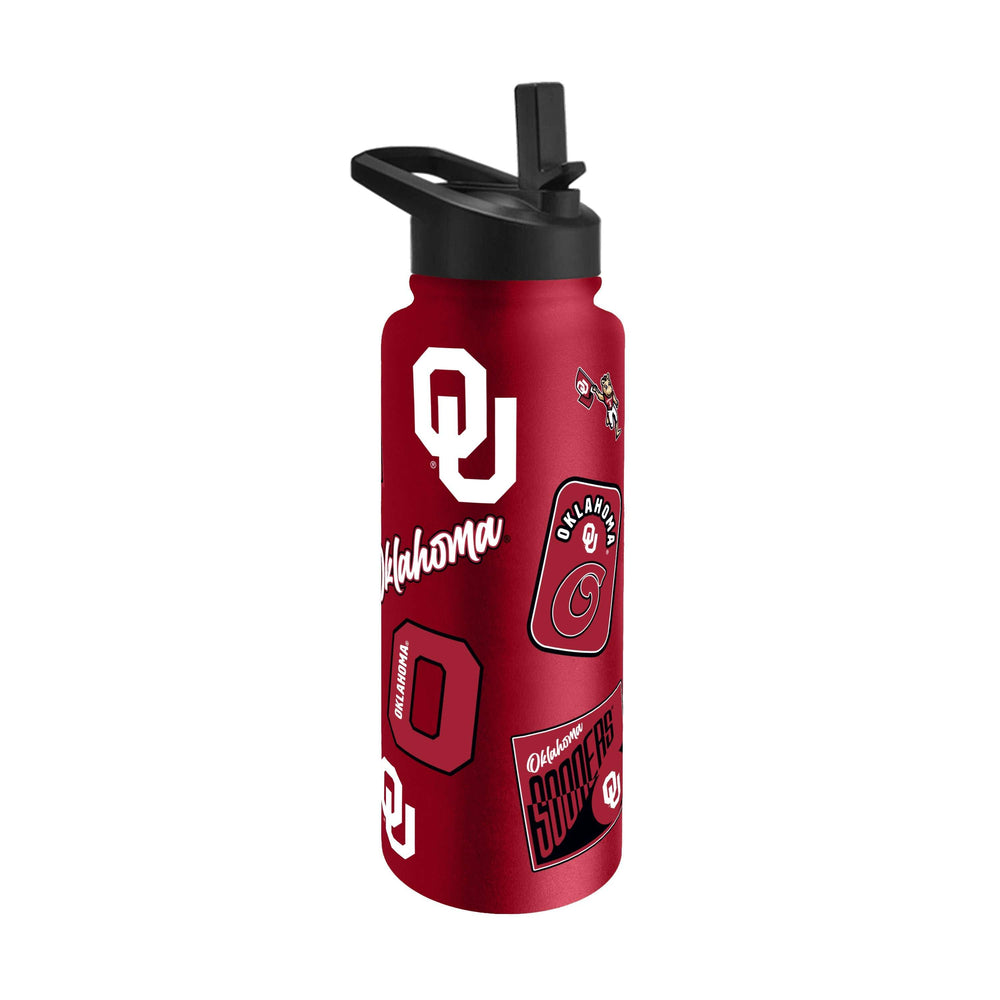 Oklahoma 34oz Dreamweave Quencher Bottle - Logo Brands - Flyclothing LLC