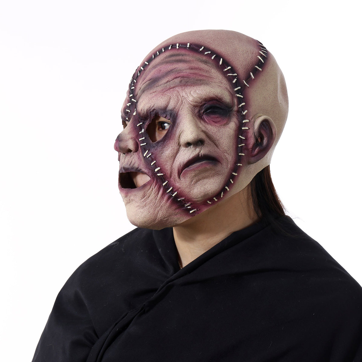 Halloween Three-sided Grimace Horror Mask Cosplay Mask Party Scary Mask Prop - My Store - Flyclothing LLC
