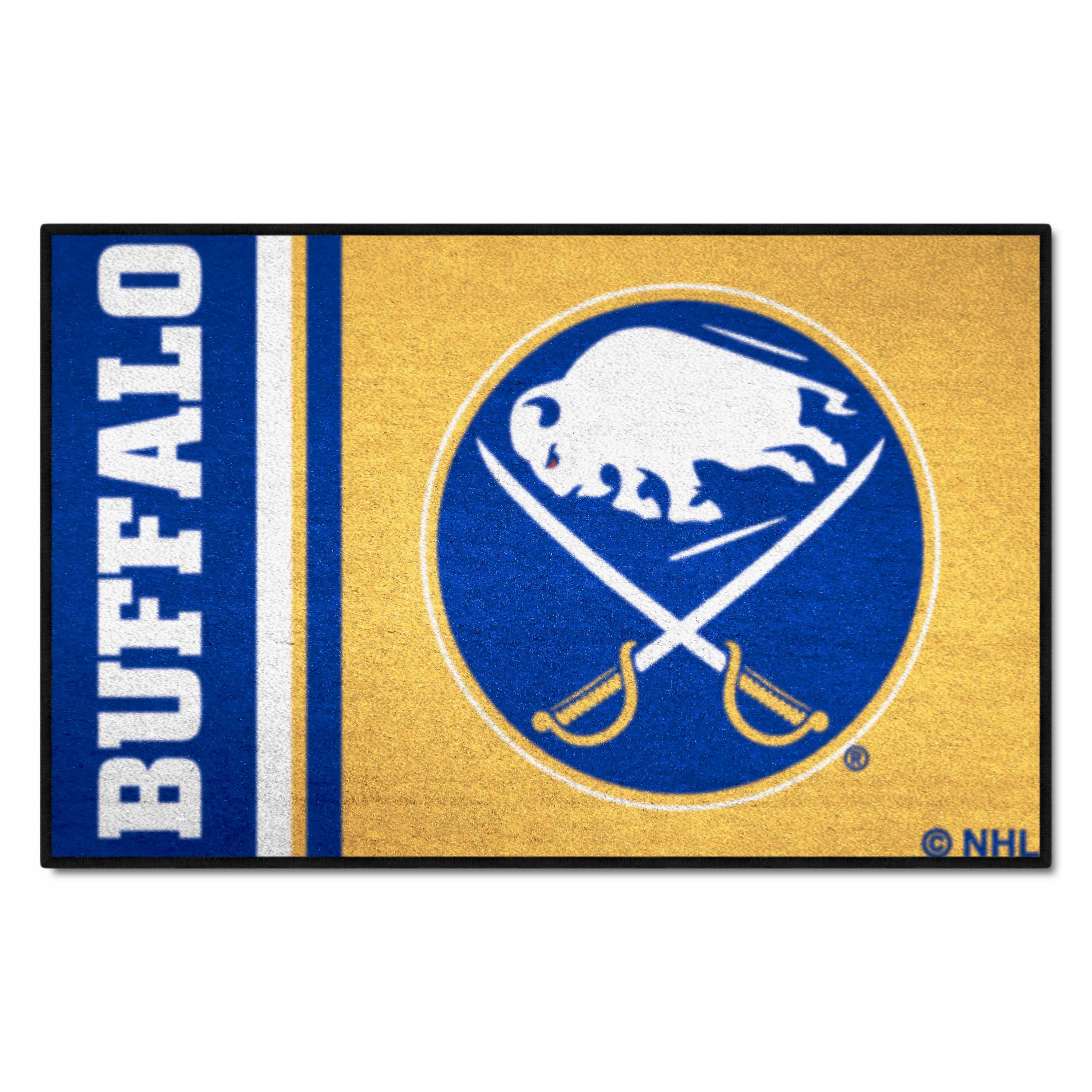 Buffalo Sabres Starter Mat Accent Rug - 19in. x 30in., Uniform Design - Buffalo Sabres