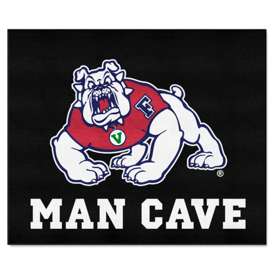 Fresno State Bulldogs Man Cave Tailgater Rug - 5ft. x 6ft., Black - Fresno State