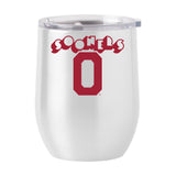 Oklahoma 16oz Arcade Stainless Curved Beverage