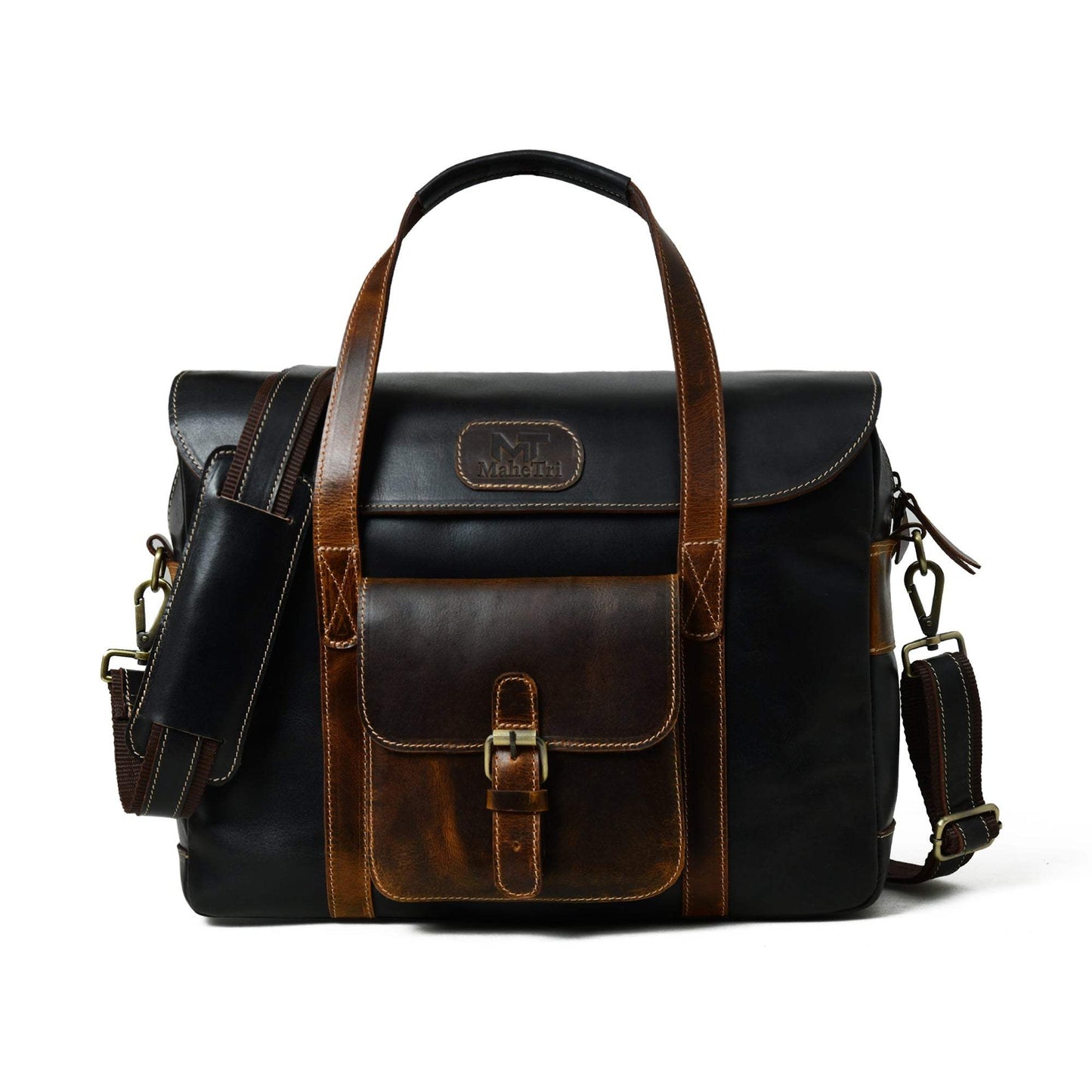 Walker Office Travel Top Handle Bag - Classy Leather Bags - Flyclothing LLC