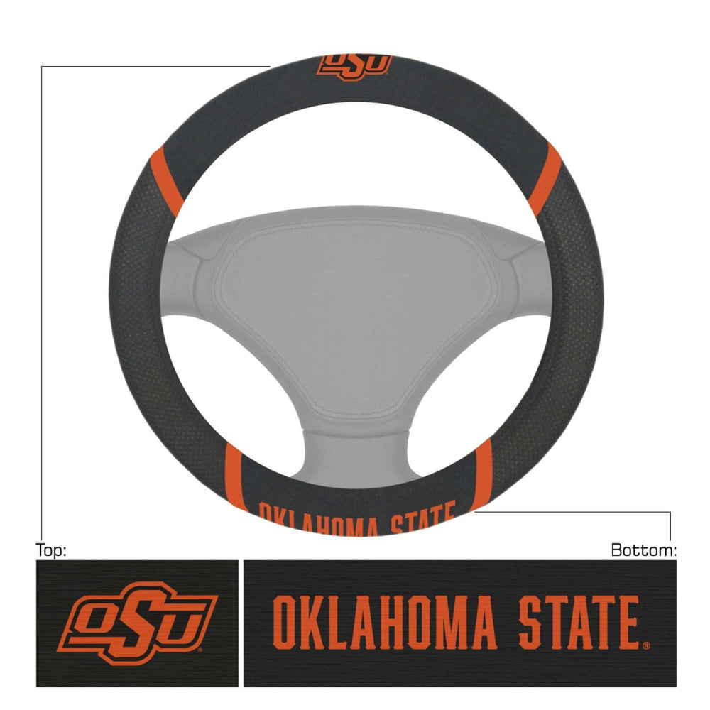 Oklahoma State University Steering Wheel Cover - Logo Brands - Flyclothing LLC
