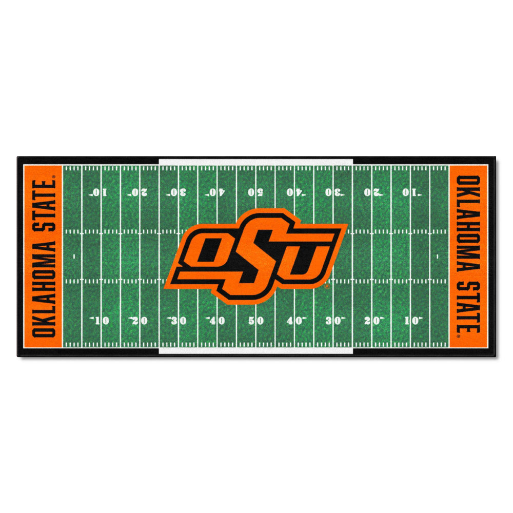 Oklahoma State University Football Field Runner - Logo Brands - Flyclothing LLC