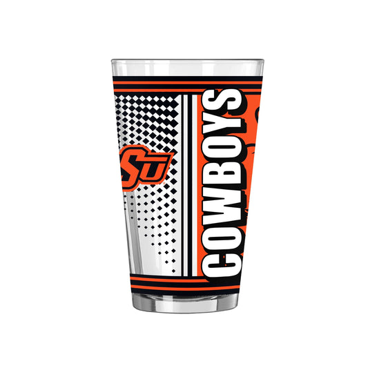 OK State 16oz Hero Pint Glass - Logo Brands - Flyclothing LLC