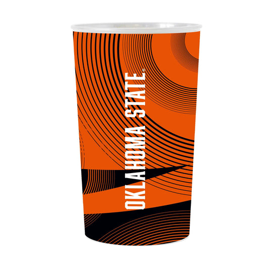 OK State Geo Pattern 4-Pack Hardwall Cup - Logo Brands - Flyclothing LLC