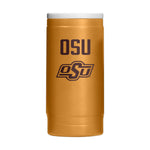 Oklahoma State  Huddle Powder Coat Slim Can Coolie