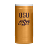 Oklahoma State  Huddle Powder Coat Slim Can Coolie