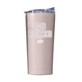 Oklahoma State 20oz Stencil Powder Coat Tumbler