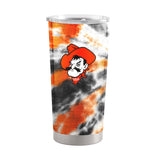 Oklahoma State 20oz Tie Dye Stainless Steel Tumbler