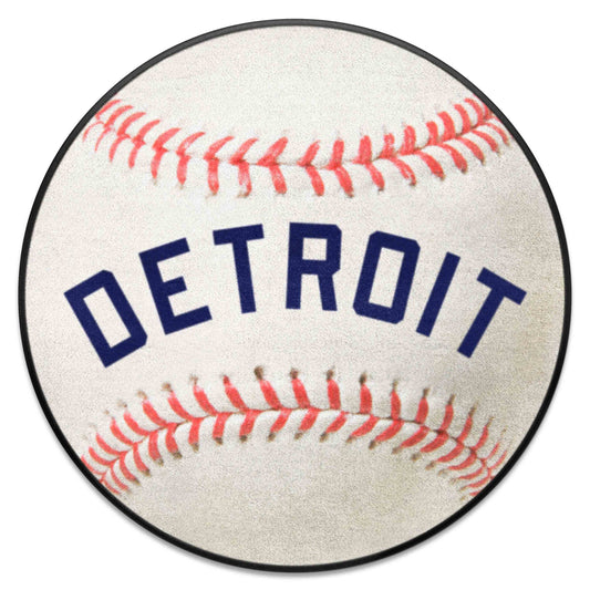 Detroit Tigers Baseball Rug - 27in. Diameter1964 - Detroit Tigers