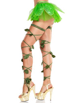 Ivy Shimmer Garter Leg Wraps - Leg Avenue - Flyclothing LLC