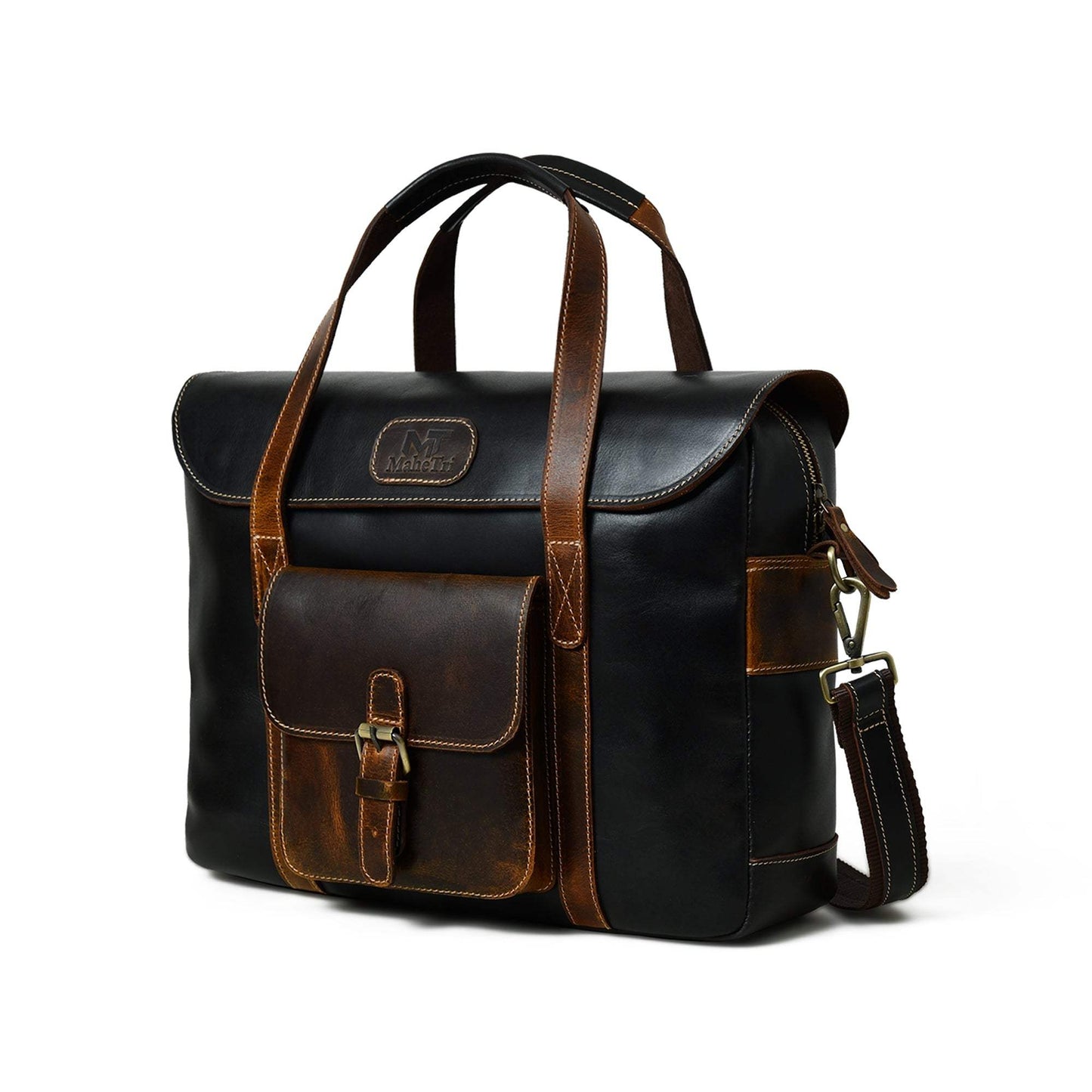 Walker Office Travel Top Handle Bag - Classy Leather Bags - Flyclothing LLC