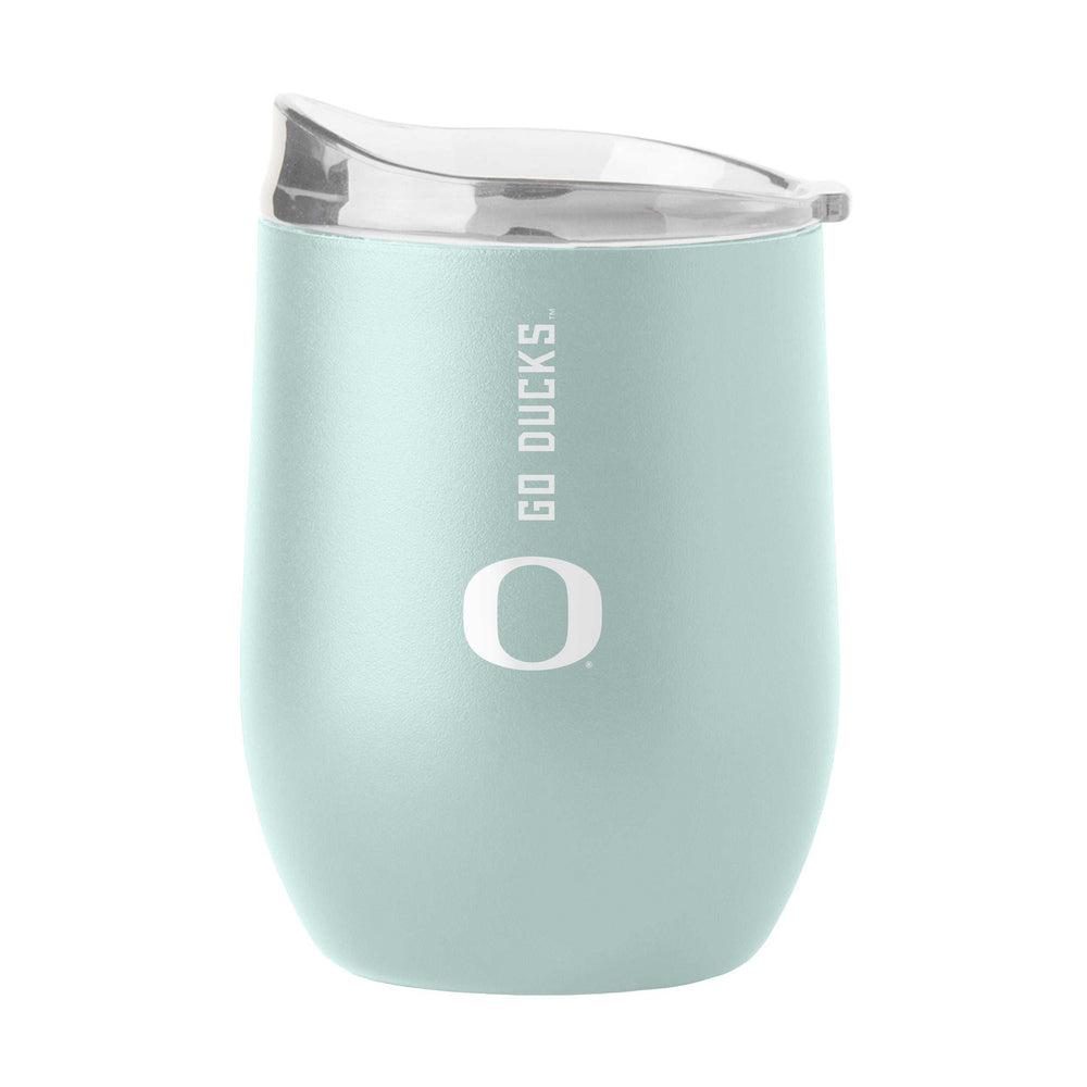 Oregon 16oz Vertical Powder Coat Curved Beverage - Logo Brands - Flyclothing LLC