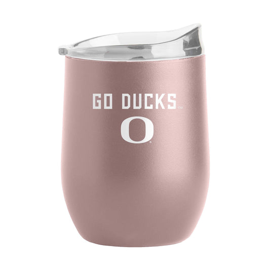 Oregon 16oz Stencil Powder Coat Curved Beverage - Logo Brands - Flyclothing LLC